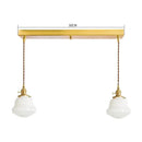 Axyaa Glass LED Pendant Light: Indoor Hanging Lamp Suspension Fixtures