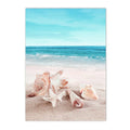 Nordic Beach Surfing Coconut Tree Poster Art Print Modern Home Decor by Axyaa