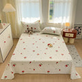 Axyaa Small Fresh Jet Cotton Sheet Single: Ideal for Student Dorms