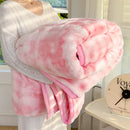 Axyaa Super Soft Rabbit Fur Sofa Throw Blanket for Luxury Multifunctional Bedspread