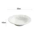 Axyaa Stone Pattern Ceramic Plate Set - Specialty Tableware