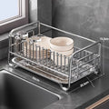 Axyaa Stainless Steel Dish Drying Rack Organizer Shelf for Kitchen Bowl Drainer