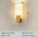 Axyaa Crystal Wall Lamp for Bedroom Living Room Staircase Background