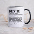 Axyaa Bestie White Coffee Mug Friend Birthday Gift Office Tea Cup