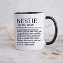 Axyaa Bestie White Coffee Mug Friend Birthday Gift Office Tea Cup