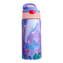 Axyaa Kids Insulated Water Bottle - Stainless Steel Vacuum Flasks Straw Tumbler