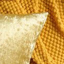 Luxury Velvet Gold Christmas Cushion Cover by Axyaa - Home Decor Sofa Bed Pillowcase