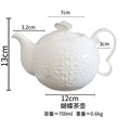Axyaa European Relief Ceramic Tea Set for Afternoon Home Tea