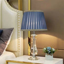 Axyaa Crystal Table Lamp for Luxurious Living Room, Bedroom, Study with LED Light