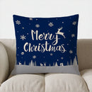 Axyaa Christmas Tree & Snowflake Pillow Cover for Sofa, Bedroom, Car