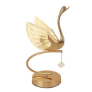 Axyaa Swan LED Desk Lamp - Golden Contemporary Home Decor