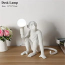 Axyaa Retro Monkey Chandelier LED Table Lamp for Restaurant Coffee Shop