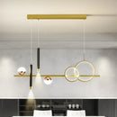 Axyaa Modern Minimalist LED Pendant Lights Remote Control Chandelier