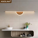 Axyaa LED Long Wall Lamp: Minimalist Nordic Design for Bedroom, Study & Bathroom Lighting