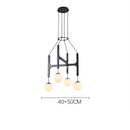 Axyaa Retro Nordic Walnut Pendent Lamp for Living Room and Bar Counter