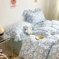 Axyaa Double Bed Duvet Cover 150x200 Breathable Quilt Comforter Cover