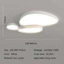 Axyaa Modern Round LED Ceiling Lamp Dimmable Lighting for Living Room Bedroom Study