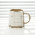 Axyaa Ceramic Nordic Style Hand-painted Mug - Creative Coarse Pottery Coffee Cup