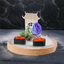 Axya Sashimi Plate - Elegant Dish Decoration for Catering and Hotel Settings