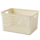 Axyaa Plastic Stackable Storage Baskets for Home Organization