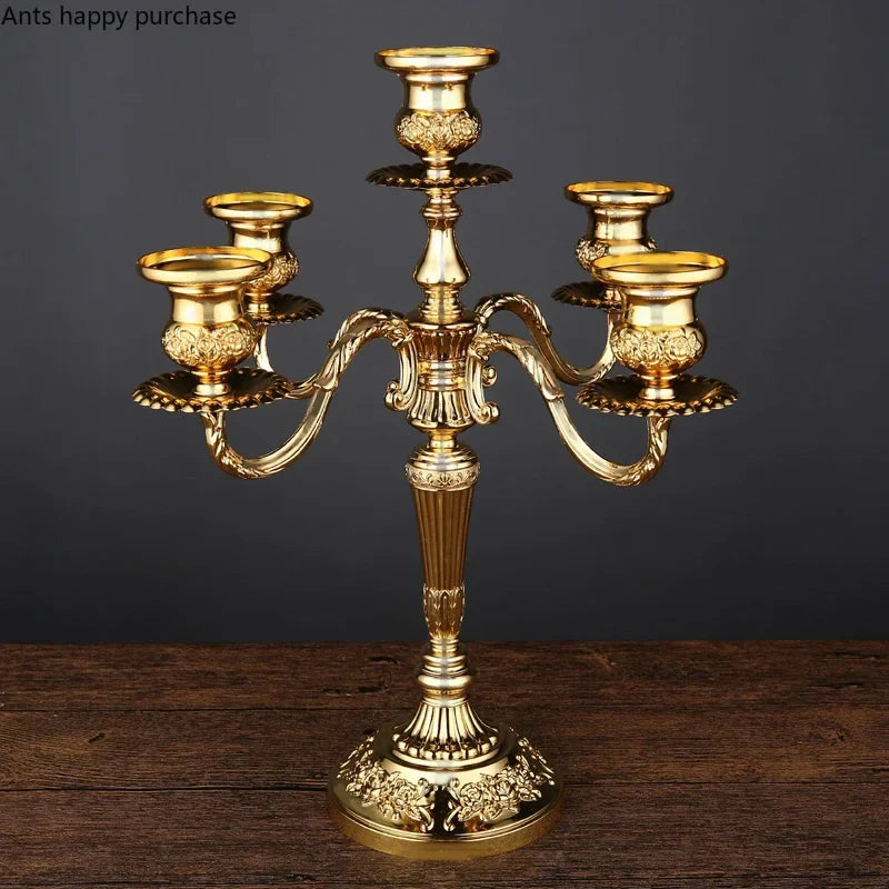 Axya Retro Wedding Candle Holders for Romantic Home Decor