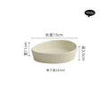 Axyaa Stone Pattern Ceramic Dessert Bowl with Lid, Ideal for Stew, Soup, and Salad