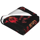 Axyaa Hazbin Hotels Fleece Blanket for Winter Coziness