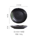 Axyaa Ceramic Sushi Snack Plates Set | Creative Restaurant Tableware and Small Dishes