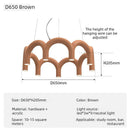 Axyaa LED U-Shaped Ceiling Chandelier for Modern Decor Lighting
