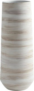 Axyaa Ceramic Pampas Grass Vase, 13" Modern Floor Vessel for Wedding and Home