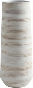 Axyaa Ceramic Pampas Grass Vase, 13" Modern Floor Vessel for Wedding and Home
