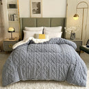 Axyaa Winter Weighted Blanket King Size Artificial Lamb Wool Soft Comforter