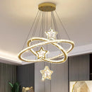 Axyaa LED Chandeliers: Modern Pendant Light for Living & Dining Room Lighting