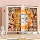 Axyaa Kids Toy Storage Box: Transparent Large Organizer for Dolls, Blocks, and Toys