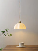 Axyaa Industrial Design Pendant Light with Glass Shade for Kitchen and Dining Room