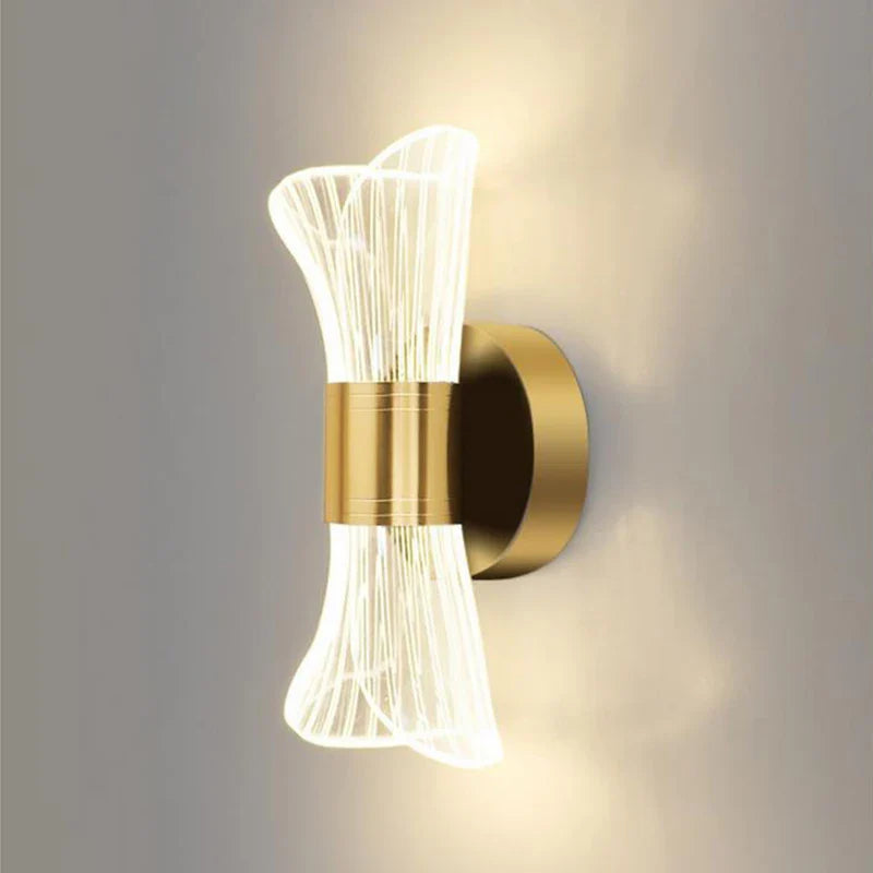 Axya Crystal Wall Lamp: Elegant Bedroom & Living Room Lighting