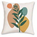 Axyaa Geometric & Nature-Print Pillow Covers - Vibrant Sofa, Bedroom, Car Cushion Cover