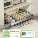 Axyaa Stainless Steel Expandable Dish Rack Drawer Basket Organizer