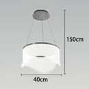 Axyaa Waves Acrylic Chandelier - Luxury LED Pendant Light for Home Decor