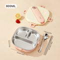 Axyaa Capybara Stainless Steel Bento Lunch Box 3/4 Grids - Cute & Portable