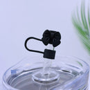 Axyaa Silicone Bow Straw Covers for Stanley Thermos Cup, 10mm Cute Tumbler Accessories