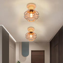 Axyaa Hand-Woven Hemp Rope Chandelier Ceiling Light for Bedroom and Living Room