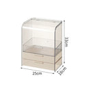 Clear Acrylic Makeup Organizer Box by Axyaa - Dustproof Storage for Bathroom and Lipstick