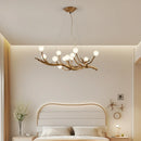 Axyaa Nordic Resin Iron Glass Pendant Chandelier
