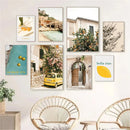 Axyaa Lemon Orange Harvest Canvas Wall Art Print Interior Decor
