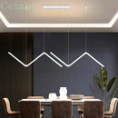 Axyaa LED Pendant Lights: Modern 2 Head Fixtures for Living Room, Bedroom, Hotel, Bar