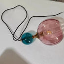 Axyaa Colorful Glass Pendant Lamp LED Chandelier for Restaurant, Bar, Bedroom
