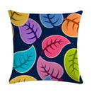Axyaa Floral Bird Linen Pillowcase 45*45cm for Home Decor and Comfort