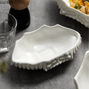 Axya Crab Shell Ceramic Dinner Plate Soup Noodle Salad Fruit Dessert Bowls