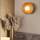 Axyaa Wood LED Wall Sconce Modern Applique Da Pared